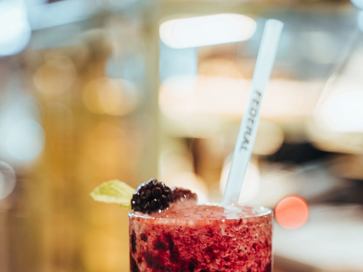 Blackberry Bramble Mocktail — alcohol-free