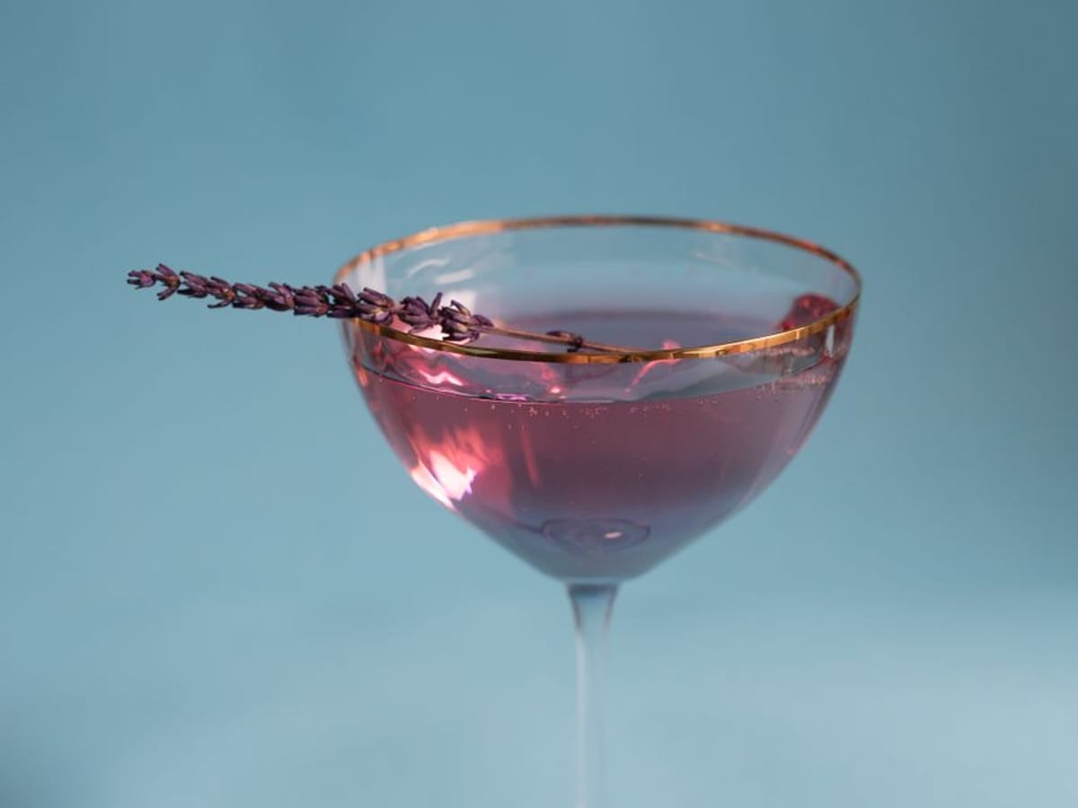Lavender Lemon Drop Mocktail — alcohol-free
