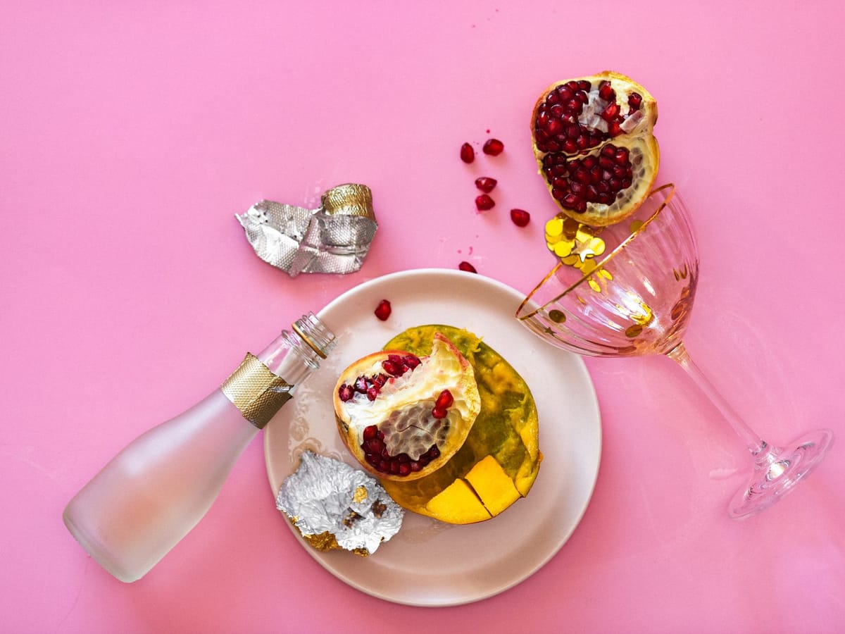 Pomegranate Mocktail — alcohol-free