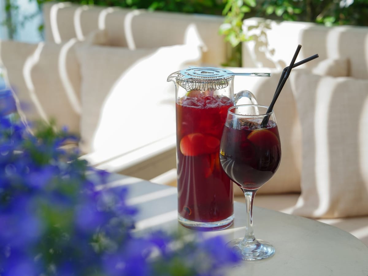 Virgin Sangria — alcohol-free